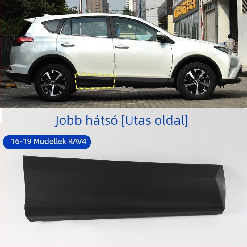 Toyota RAV4 (2013–2023) ajtó alsó védőpanel és oldalsó perem, karcolás elleni védelem