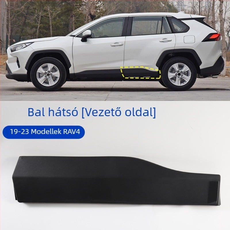 Toyota RAV4 (2013–2023) ajtó alsó védőpanel és oldalsó perem, karcolás elleni védelem