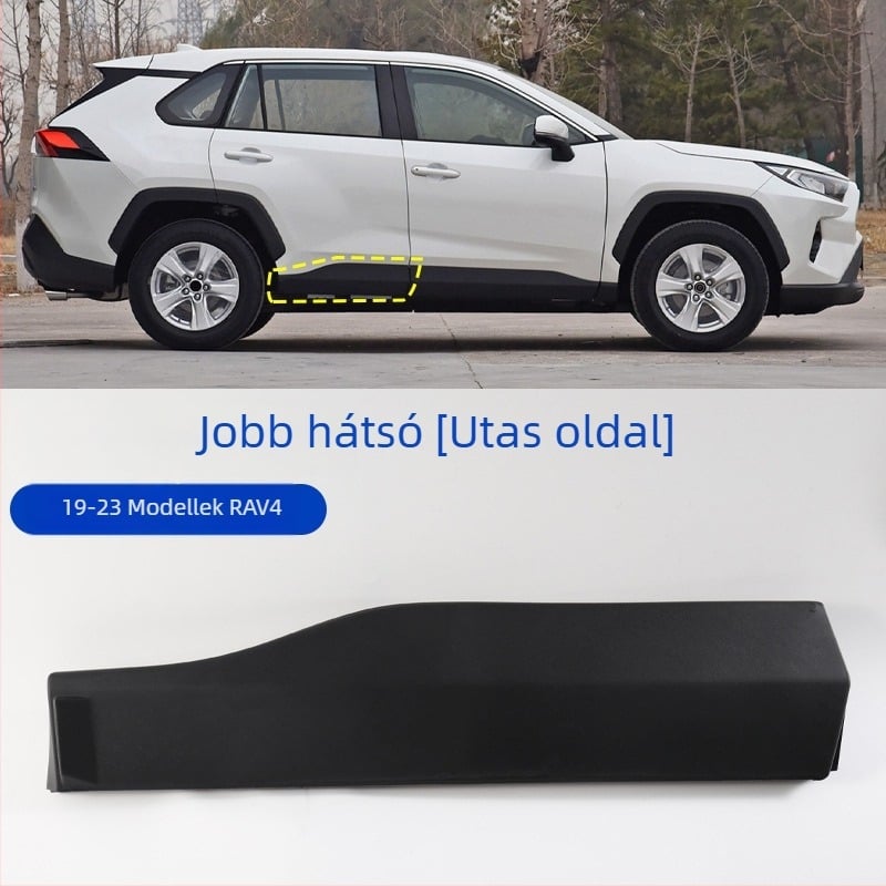 Toyota RAV4 (2013–2023) ajtó alsó védőpanel és oldalsó perem, karcolás elleni védelem