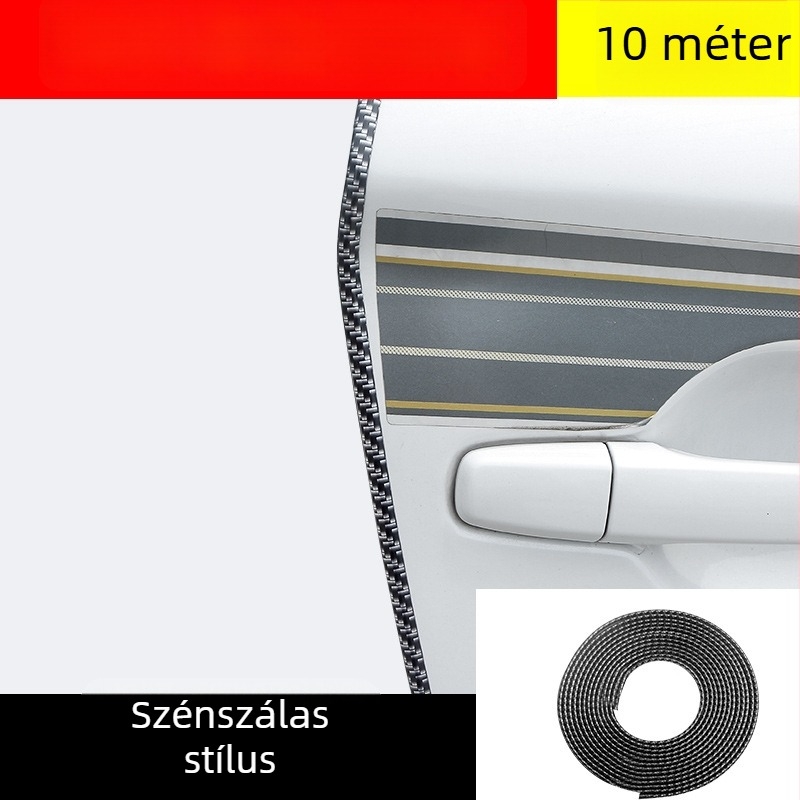 Autóajtóhoz antiütköző csík, SHENGBEI ER, PVC anyag, testreszabás nélkül