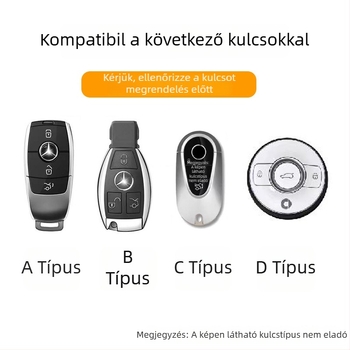 Mercedes-Benz kulcstartó fedél C-Class/A-Class/GLA/GLC260 – AB modell, anyag: Más
