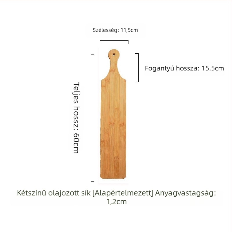 Fából készült téglalap alakú tálalótál marhahús és bárányhús számára, sík tál, olajos felület, modern egyszerű stílus, minta 69850