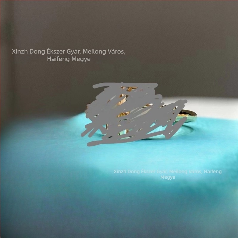 Ötvözetből készült gyűrű elektroplating bevonattal, uniszex divat ékszer a kéznek, 2024 tavasz kollekció