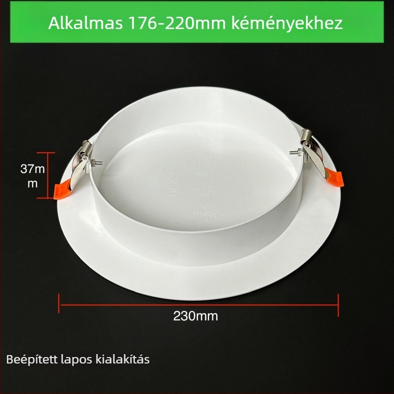 Körkörös mennyezetnyílás dekoratív fedél - ABS, átmérő 94/134/185/230 mm, falvastagság 3 mm, márka Zhang Plastic