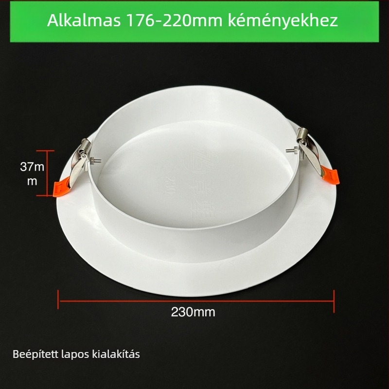 Körkörös mennyezetnyílás dekoratív fedél - ABS, átmérő 94/134/185/230 mm, falvastagság 3 mm, márka Zhang Plastic