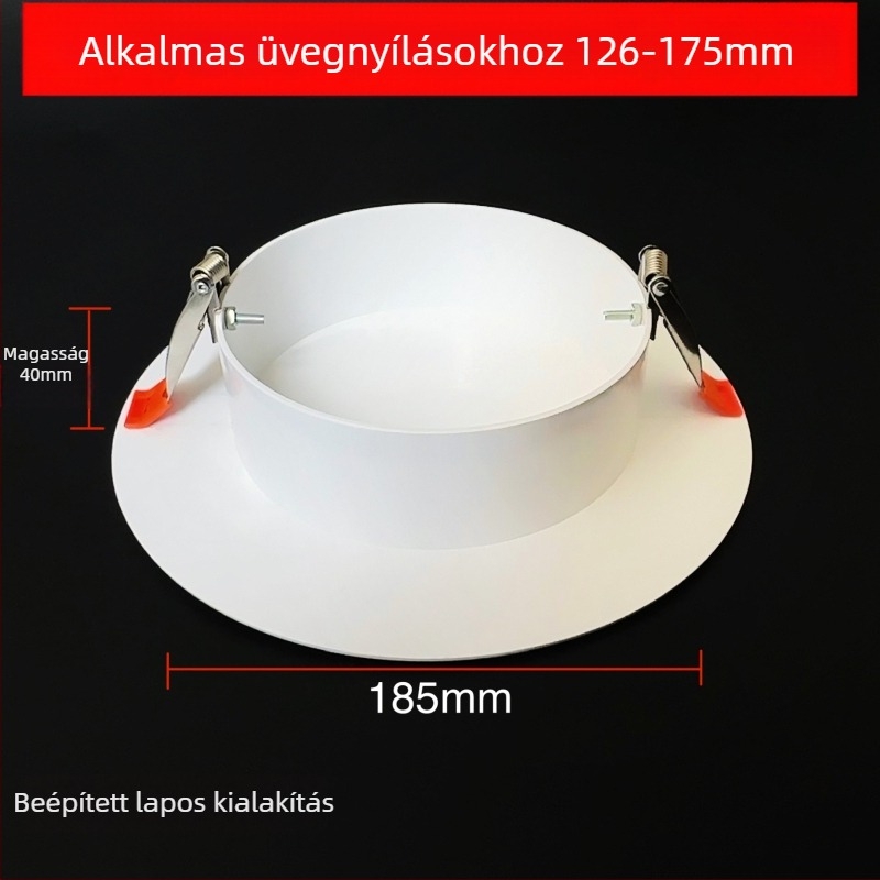 Körkörös mennyezetnyílás dekoratív fedél - ABS, átmérő 94/134/185/230 mm, falvastagság 3 mm, márka Zhang Plastic