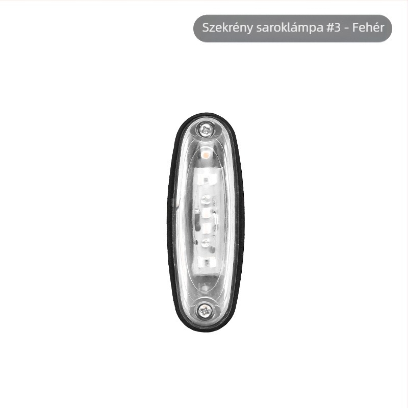 LED 24V oldalvilágítás teherautók és utánfutókhoz – elektronikus kontúrvilágítás, élettartam 5000 h, testreszabható