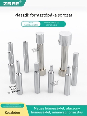 Forrasztófej meleg préshez, 936-os modell, hosszított, négyszögletes és kerek hornyolt kialakítású, műanyag