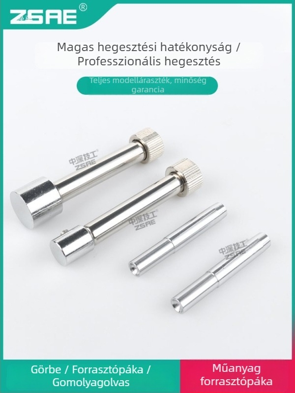 Forrasztófej meleg préshez, 936-os modell, hosszított, négyszögletes és kerek hornyolt kialakítású, műanyag