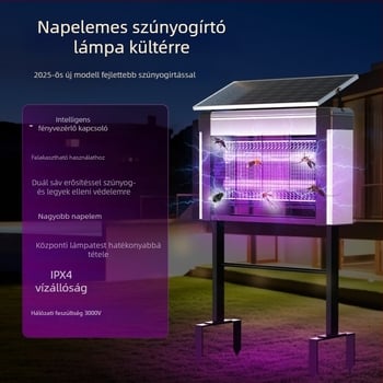 Napelemes kültéri szúnyogirtó lámpa - LED, 220V, 20W, CE-tanúsítvány, testreszabás elérhető (LED; 220V; 20W; CE)