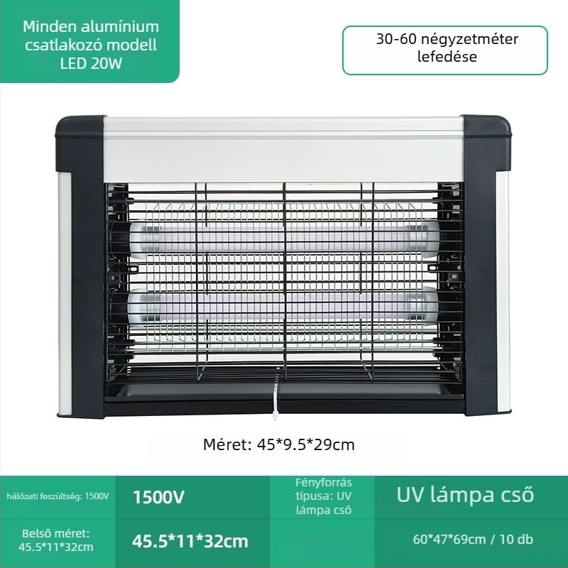 Napelemes kültéri szúnyogirtó lámpa - LED, 220V, 20W, CE-tanúsítvány, testreszabás elérhető (LED; 220V; 20W; CE)