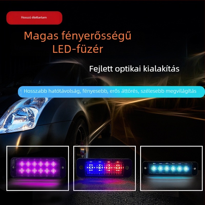 Univerzális teherautó rács LED nappali fény távirányítós alkalmazásvezérléssel | Anyag: gumi | Feszültség: 12–24V | Modell: távirányítós alkalmazás | Kompatibilis: 12–24V univerzális