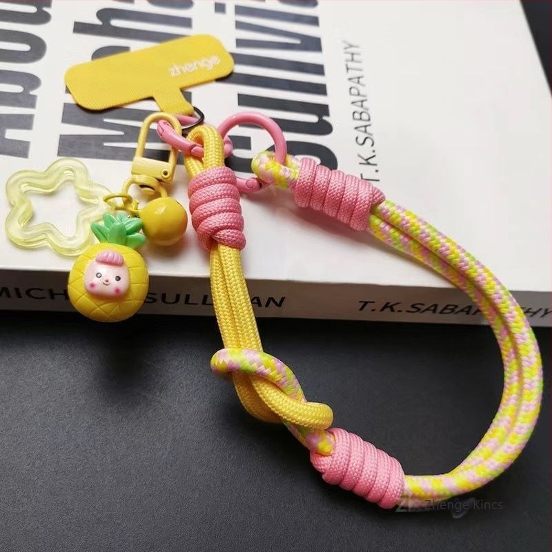 Elegant márkájú mobiltelefon nyakpánt medál - koreai stílus, rajzfilmszerű forma, anti-radiációs funkció