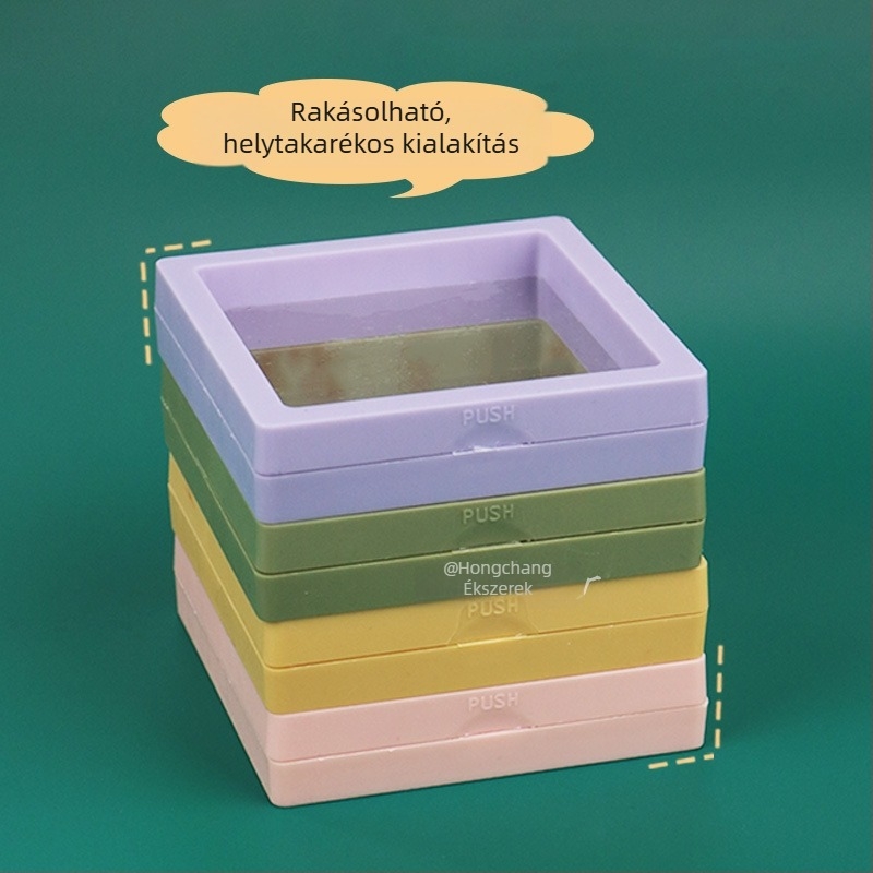 Hordozható, többfunkciós ékszerdoboz gyűrűk, nyakláncok, karkötők és fülbevalók számára; por- és nedvességálló, modern minimalista stílus