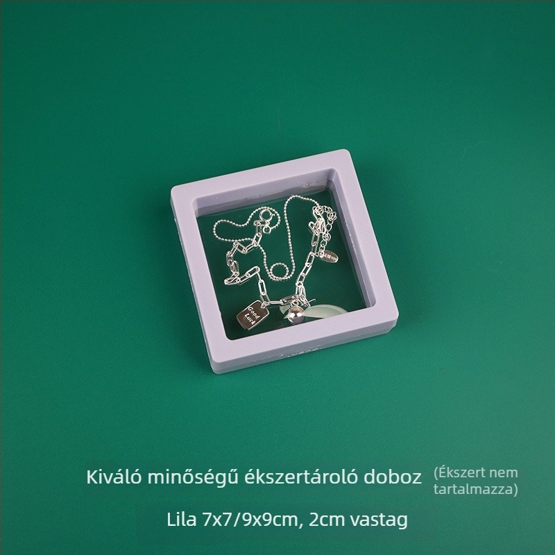 Hordozható, többfunkciós ékszerdoboz gyűrűk, nyakláncok, karkötők és fülbevalók számára; por- és nedvességálló, modern minimalista stílus