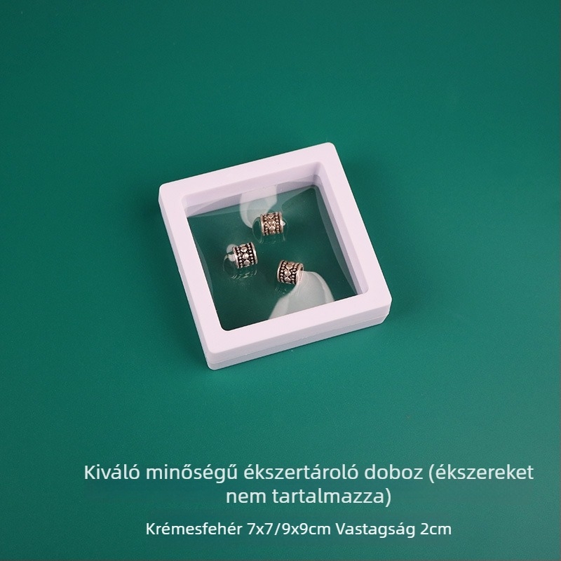 Hordozható, többfunkciós ékszerdoboz gyűrűk, nyakláncok, karkötők és fülbevalók számára; por- és nedvességálló, modern minimalista stílus