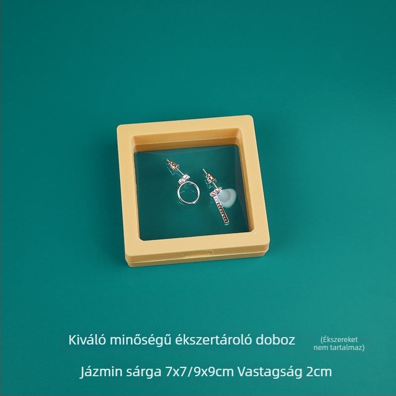 Hordozható, többfunkciós ékszerdoboz gyűrűk, nyakláncok, karkötők és fülbevalók számára; por- és nedvességálló, modern minimalista stílus