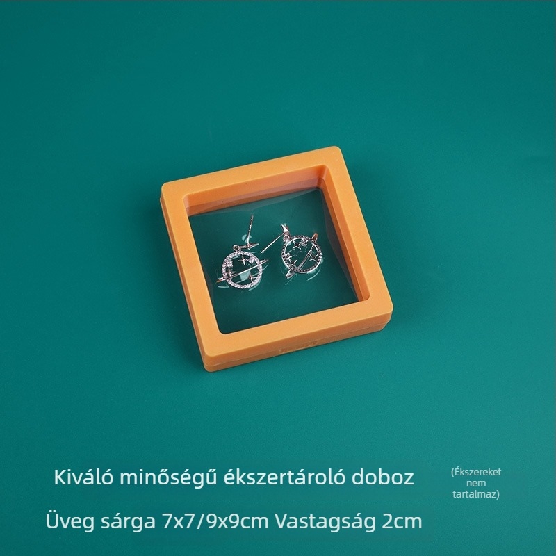 Hordozható, többfunkciós ékszerdoboz gyűrűk, nyakláncok, karkötők és fülbevalók számára; por- és nedvességálló, modern minimalista stílus