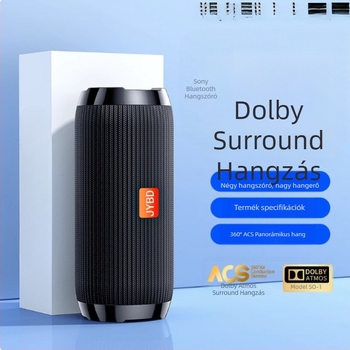 Voice of Berlin Bluetooth hangszóró subwooferrel - IPX7 vízálló, 100 Hz-20 kHz, SNR ≥70 dB, Bluetooth/TF/USB/AUX