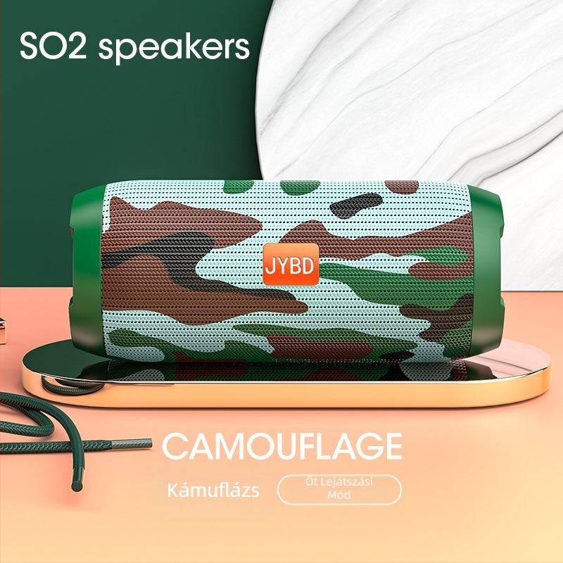Voice of Berlin Bluetooth hangszóró subwooferrel - IPX7 vízálló, 100 Hz-20 kHz, SNR ≥70 dB, Bluetooth/TF/USB/AUX