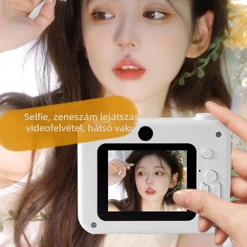 H2 mini digitális kamera – 20,1 MP, 8x optikai zoom, fix objektív, hordozható HD kamera utazásokhoz
