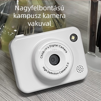 H2 mini digitális kamera – 20,1 MP, 8x optikai zoom, fix objektív, hordozható HD kamera utazásokhoz