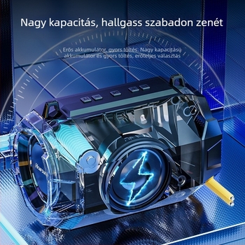 Bluetooth hangszóró 4.0, 5W, IPX7 vízálló, 100Hz-20kHz, SNR ≥70dB