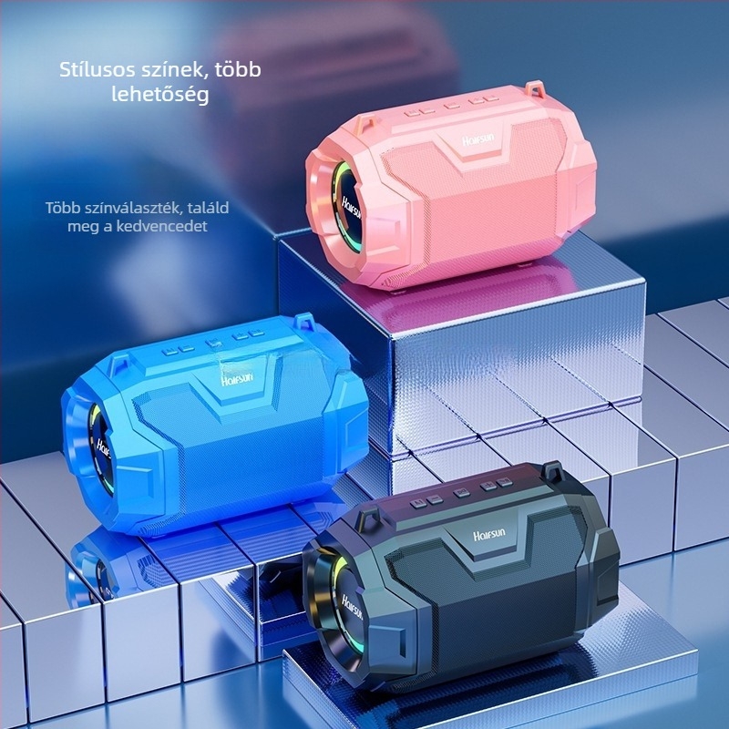 Bluetooth hangszóró 4.0, 5W, IPX7 vízálló, 100Hz-20kHz, SNR ≥70dB
