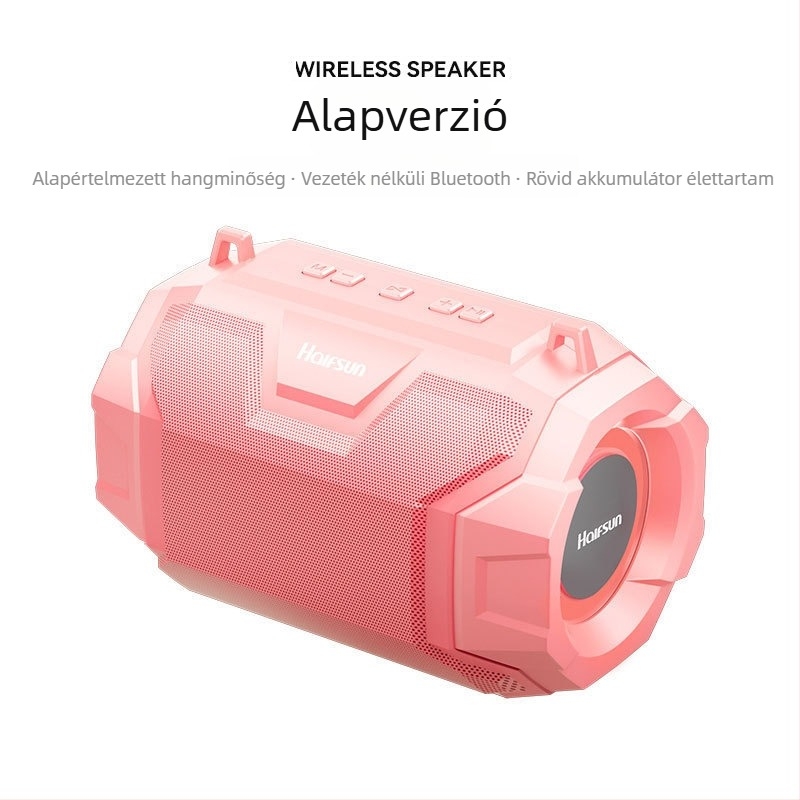 Bluetooth hangszóró 4.0, 5W, IPX7 vízálló, 100Hz-20kHz, SNR ≥70dB