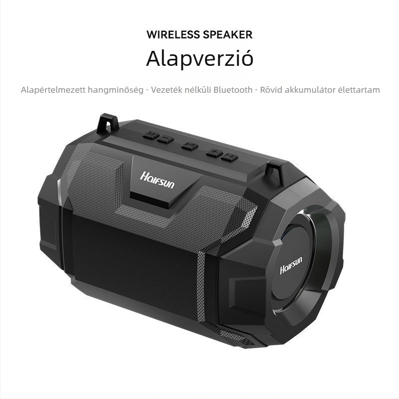 Bluetooth hangszóró 4.0, 5W, IPX7 vízálló, 100Hz-20kHz, SNR ≥70dB
