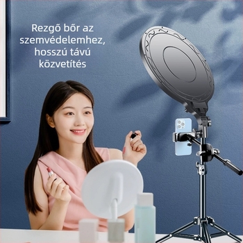LED asztali töltőfény élő fotózáshoz — 20W, 24V, három színhőmérséklet, asztali használat