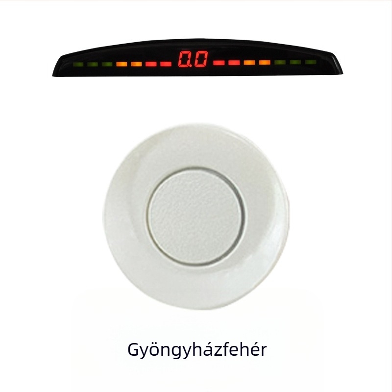 Hosszú sávú tolató radar hangos figyelmeztetéssel, nyolc érzékelővel és parkolási asszisztenssel