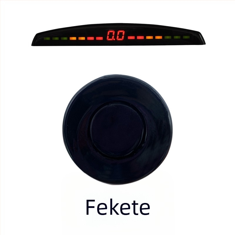 Hosszú sávú tolató radar hangos figyelmeztetéssel, nyolc érzékelővel és parkolási asszisztenssel