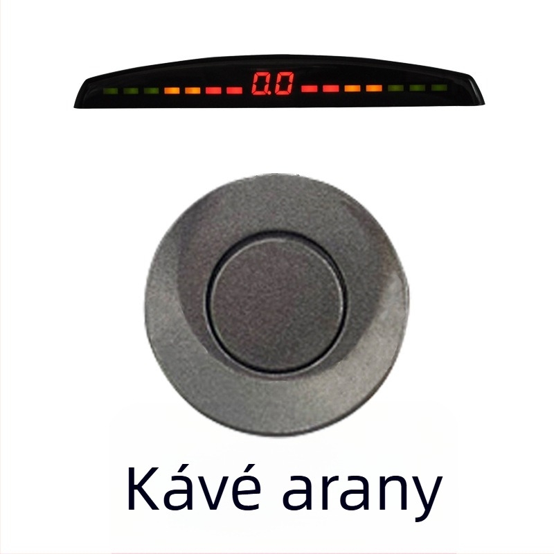 Hosszú sávú tolató radar hangos figyelmeztetéssel, nyolc érzékelővel és parkolási asszisztenssel