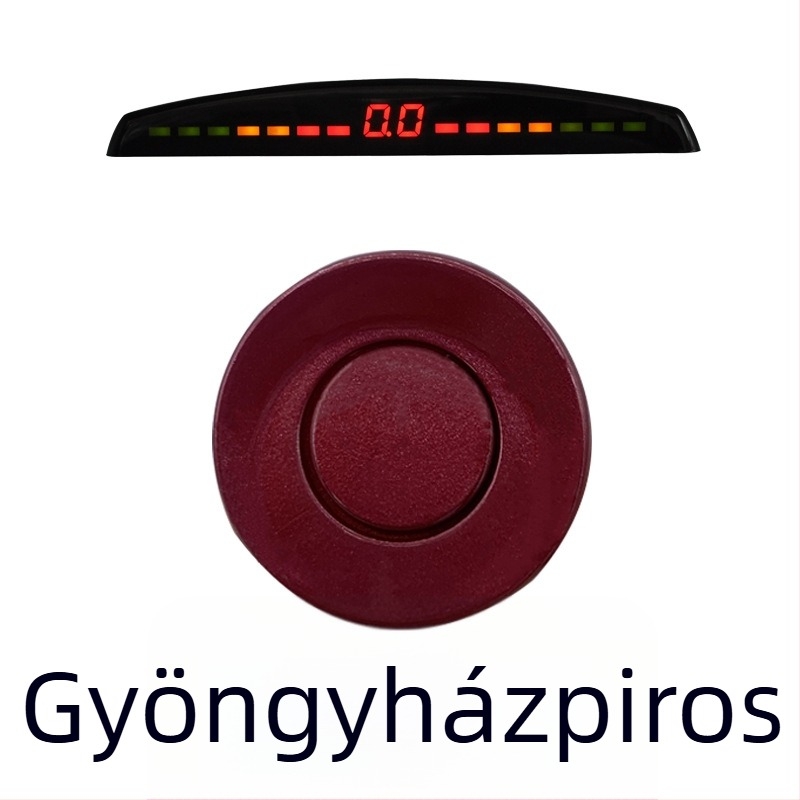 Hosszú sávú tolató radar hangos figyelmeztetéssel, nyolc érzékelővel és parkolási asszisztenssel