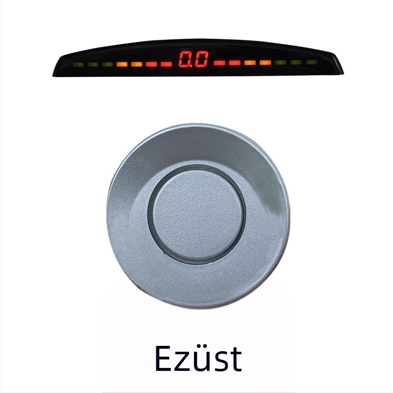 Hosszú sávú tolató radar hangos figyelmeztetéssel, nyolc érzékelővel és parkolási asszisztenssel