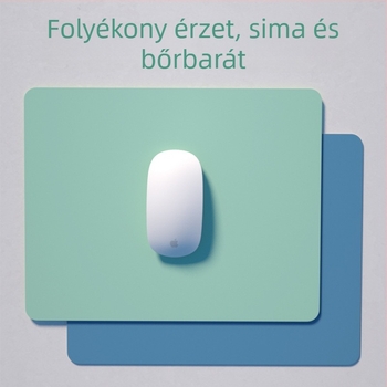 Folyékony szilikon egérpad, csúszásmentes irodai és játékhoz, kis méretű, 250×250 mm
