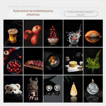 Ősi stílusú fotóháttér mozgatható flockált szövettel ékszerek élő közvetítéséhez | Modell ltao1001830907