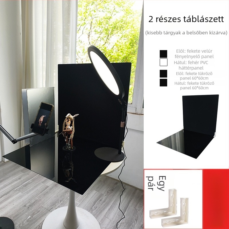 Ősi stílusú fotóháttér mozgatható flockált szövettel ékszerek élő közvetítéséhez | Modell ltao1001830907