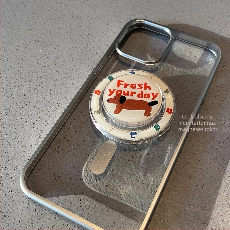 Mobiltelefon-tartó, cartoon stílus, műanyag, testreszabható