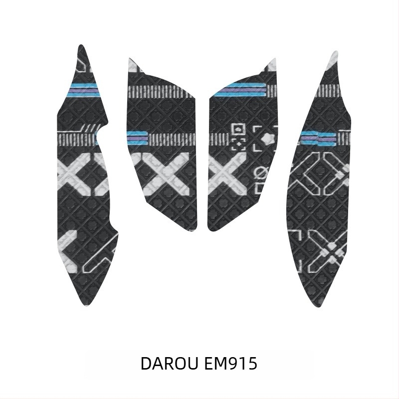 Daryyou EM915 egér anti-slip pad; gumírozott pad; műanyag formázás; csúszásmentes; izzadtságot felszívó
