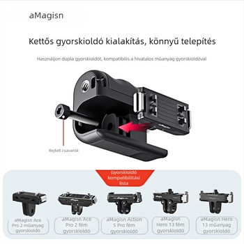 Shutter grip fogantyú Insta360 AcePro2-höz, edzett üvegből, kompatibil AcePro2; csomag tartalma: edzett fólia, porvédő matrica és átlátszó doboz