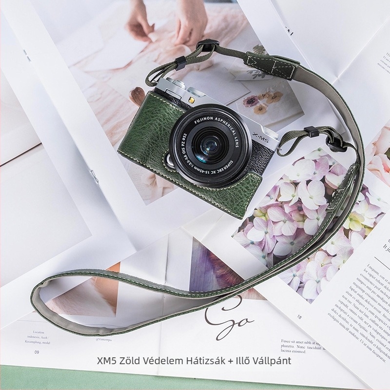 Fujifilm XM5 kamera táska – vállon átvetős, PU anyag, uniszex, 2024 ősz