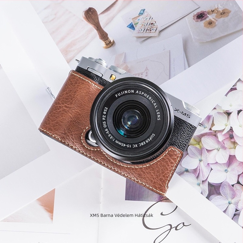 Fujifilm XM5 kamera táska – vállon átvetős, PU anyag, uniszex, 2024 ősz
