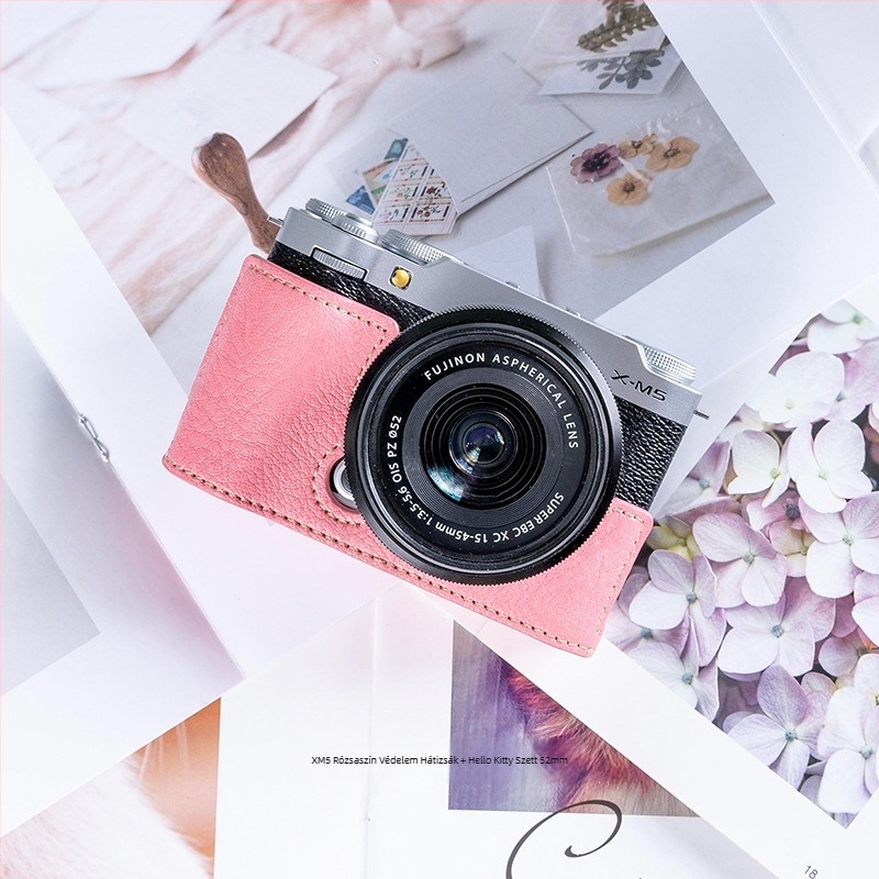 Fujifilm XM5 kamera táska – vállon átvetős, PU anyag, uniszex, 2024 ősz