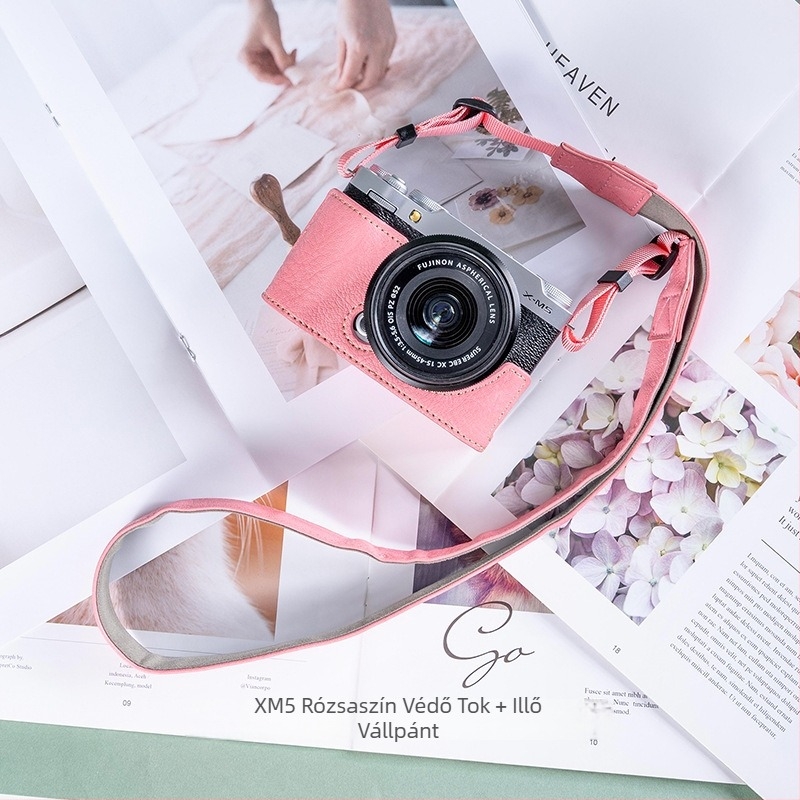 Fujifilm XM5 kamera táska – vállon átvetős, PU anyag, uniszex, 2024 ősz