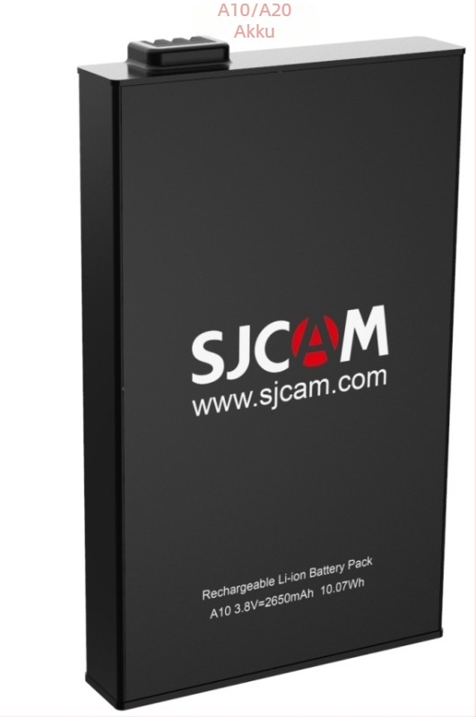 SJCAM Sj4000 akkumulátor – Li-ion, kompatibil Sj4000 8/10 kamerával, logó testreszabható
