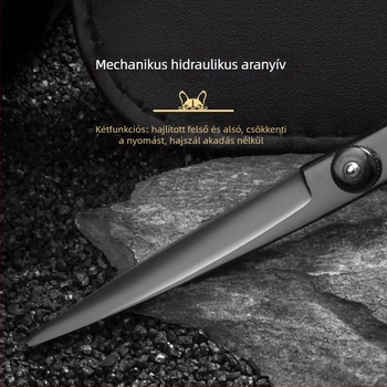 Állatgondozó olló – görbült kutya szőr olló, professzionális minőség, 4Cr rozsdamentes acél, Sillyfu