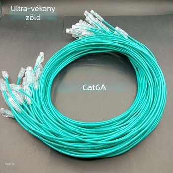 Cat6A puha árnyékolt Gigabit patch kábel számítógép/router/szerver szobához