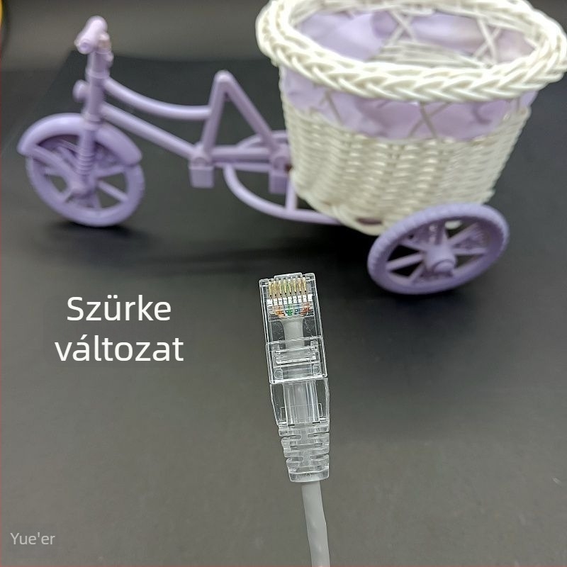 Cat6A puha árnyékolt Gigabit patch kábel számítógép/router/szerver szobához